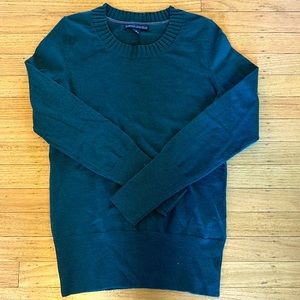 Banana Republic Dark Green Merino Wool